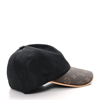 Louis Vuitton Polyester Silk Monogram LV Get Ready Cap L Black 5 of 8
