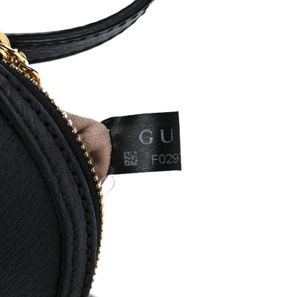 Gucci Calfskin GG Web Small Ophidia Dome Shoulder Bag Black 8 of 10