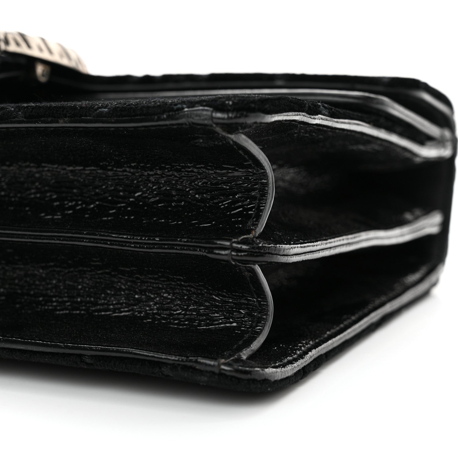 Gucci Velvet GG Monogram Small Dionysus Shoulder Bag Black 10 of 11
