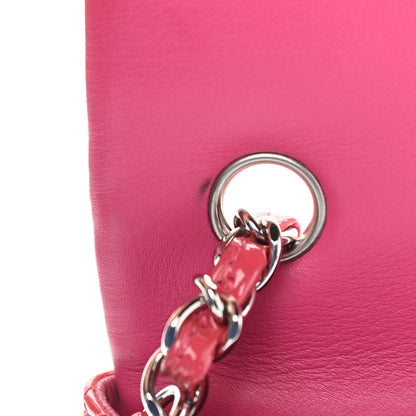 Chanel Patent Quilted Mini Rectangular Flap Pink 10 of 13