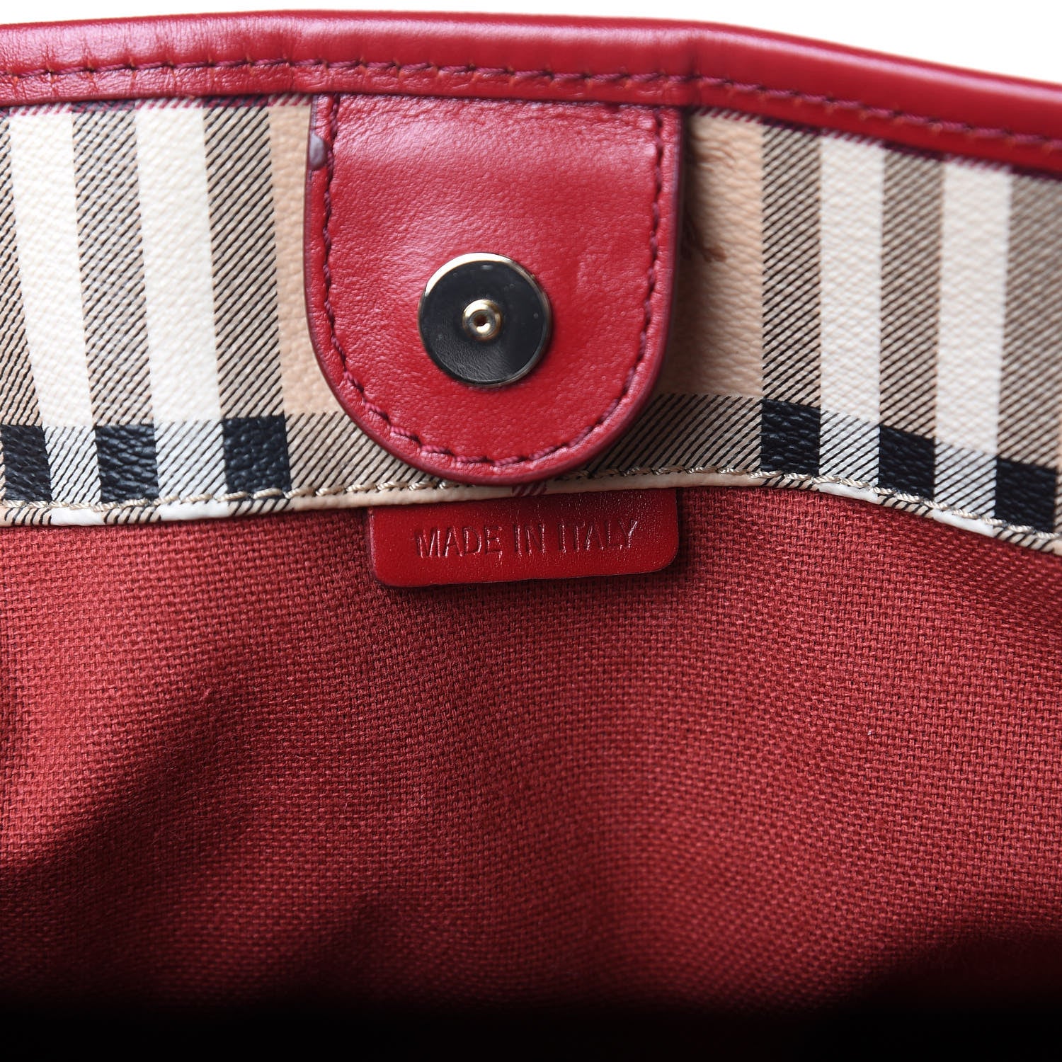 Burberry Haymarket Check Small Canterbury Parade Red 7 of 13