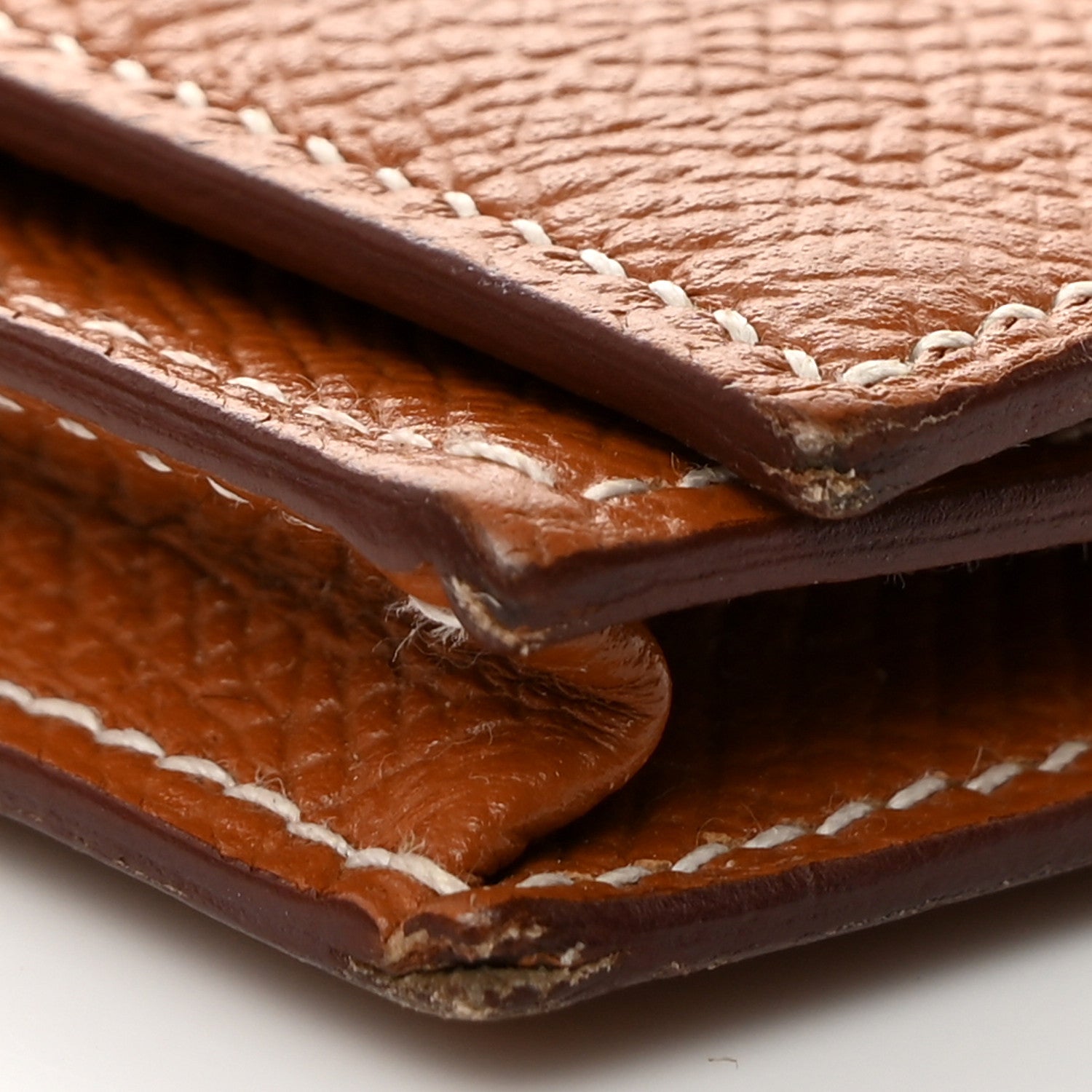 Hermes Epsom Bearn Gusset Wallet Gold 11 of 12