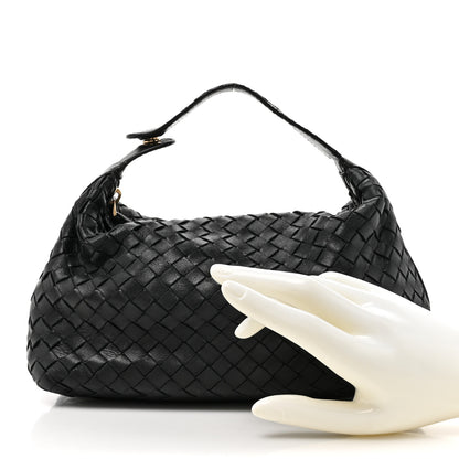 Bottega Veneta Nappa Intrecciato Cosmetic Case Black 2 of 15