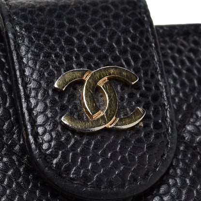 Chanel Caviar Quilted CC French Wallet Black 14 of 15
