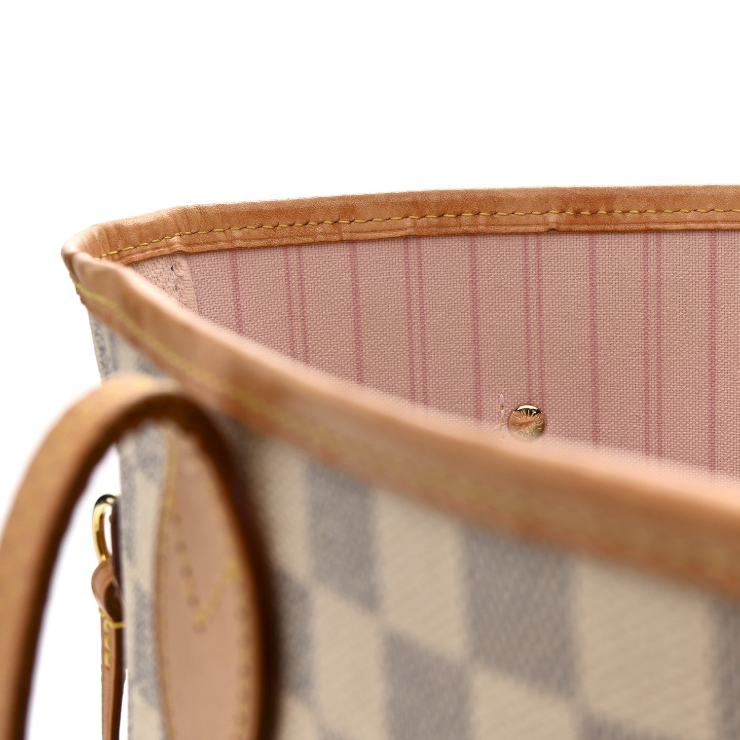 Louis Vuitton Damier Azur Neo Neverfull MM Rose Ballerine 14 of 21