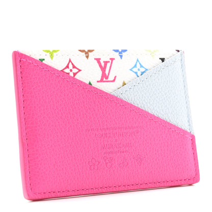 Louis Vuitton LV X TM Monogram Multicolor Criss-Cross Card Holder Kawaii Pink 3 of 7