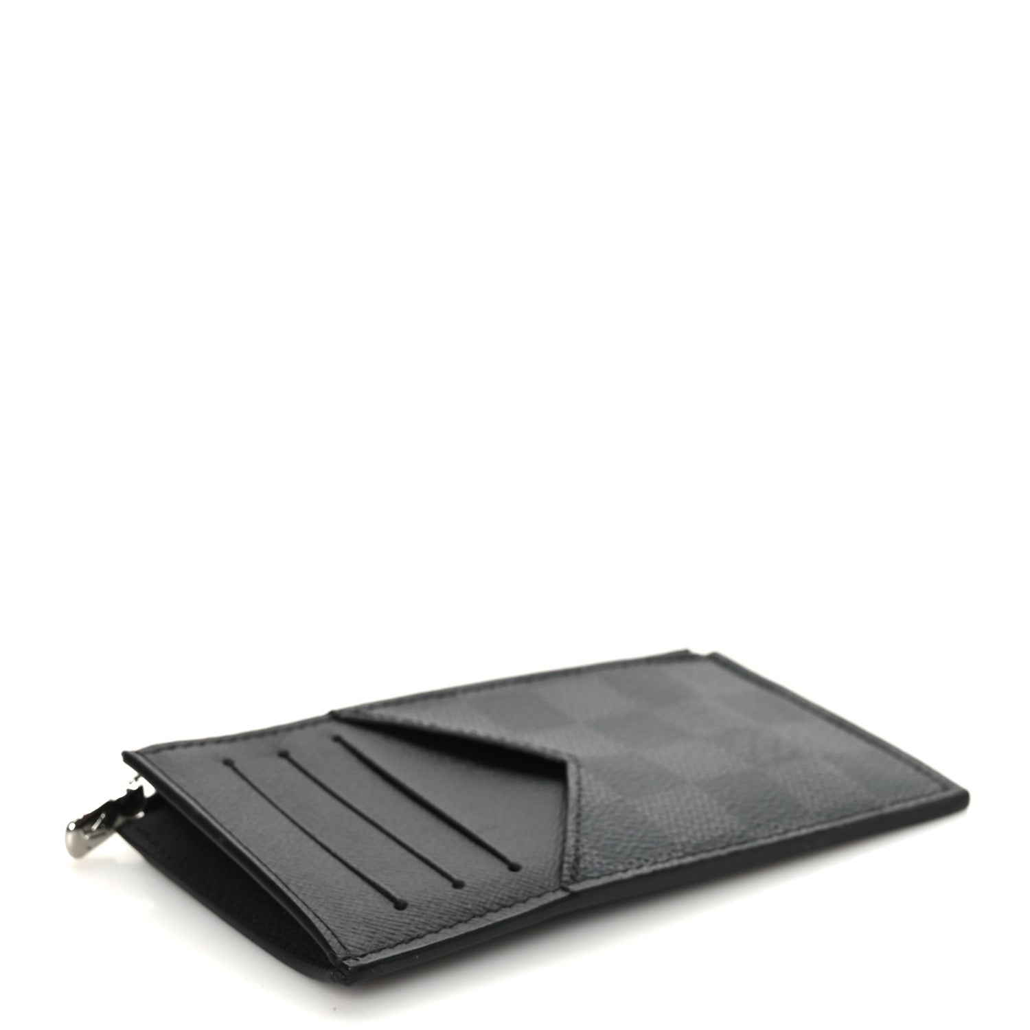 Louis Vuitton Damier Graphite Taiga Coin Card Holder 4 of 6