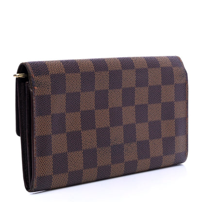 Louis Vuitton Damier Ebene Sarah Wallet 2 of 7