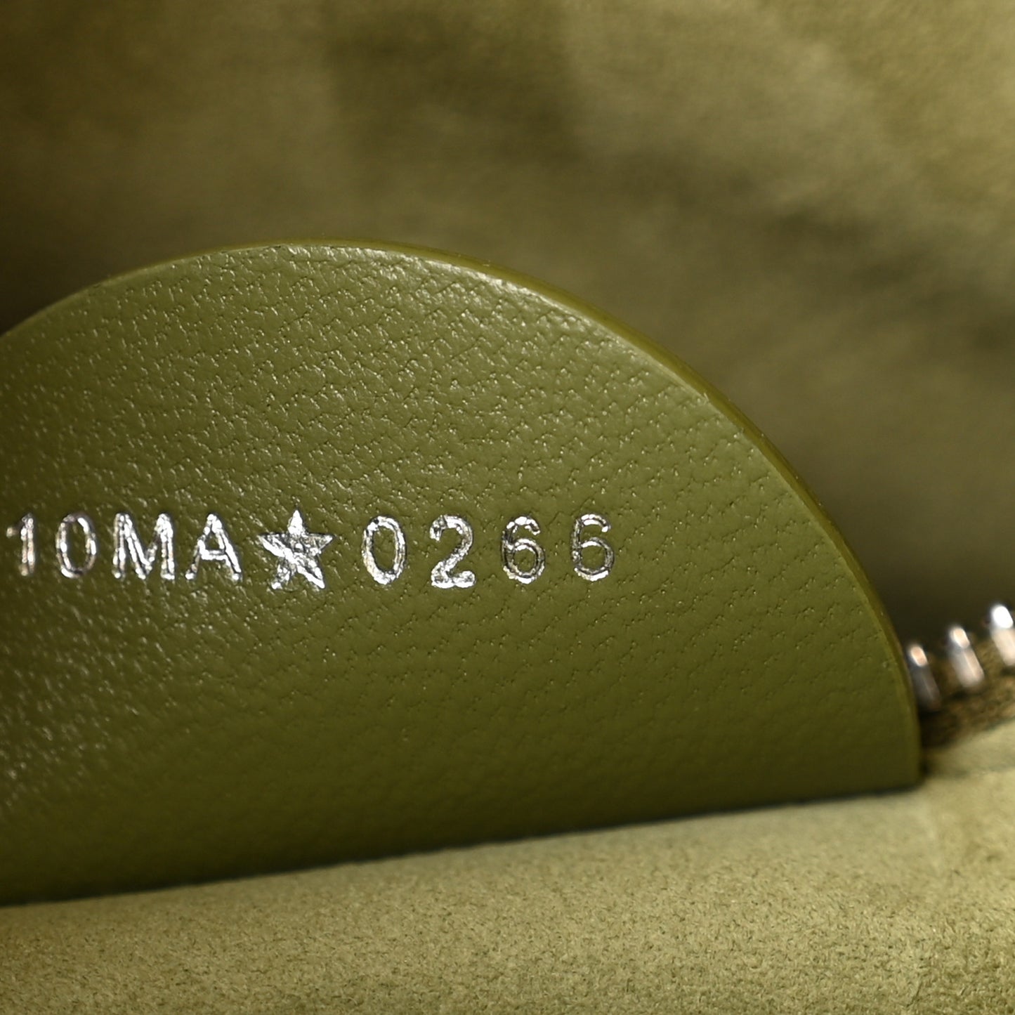 Suede Cannage Toujours Hobo Army Green