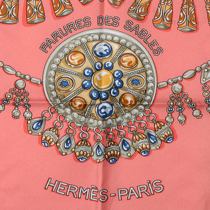 Hermes Silk Parures Des Sables Scarf 90 4 of 5