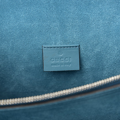 Gucci GG Supreme Monogram Angry Cat Embroidered Medium Dionysus Shoulder Bag Beige Ultramarine 5 of 9