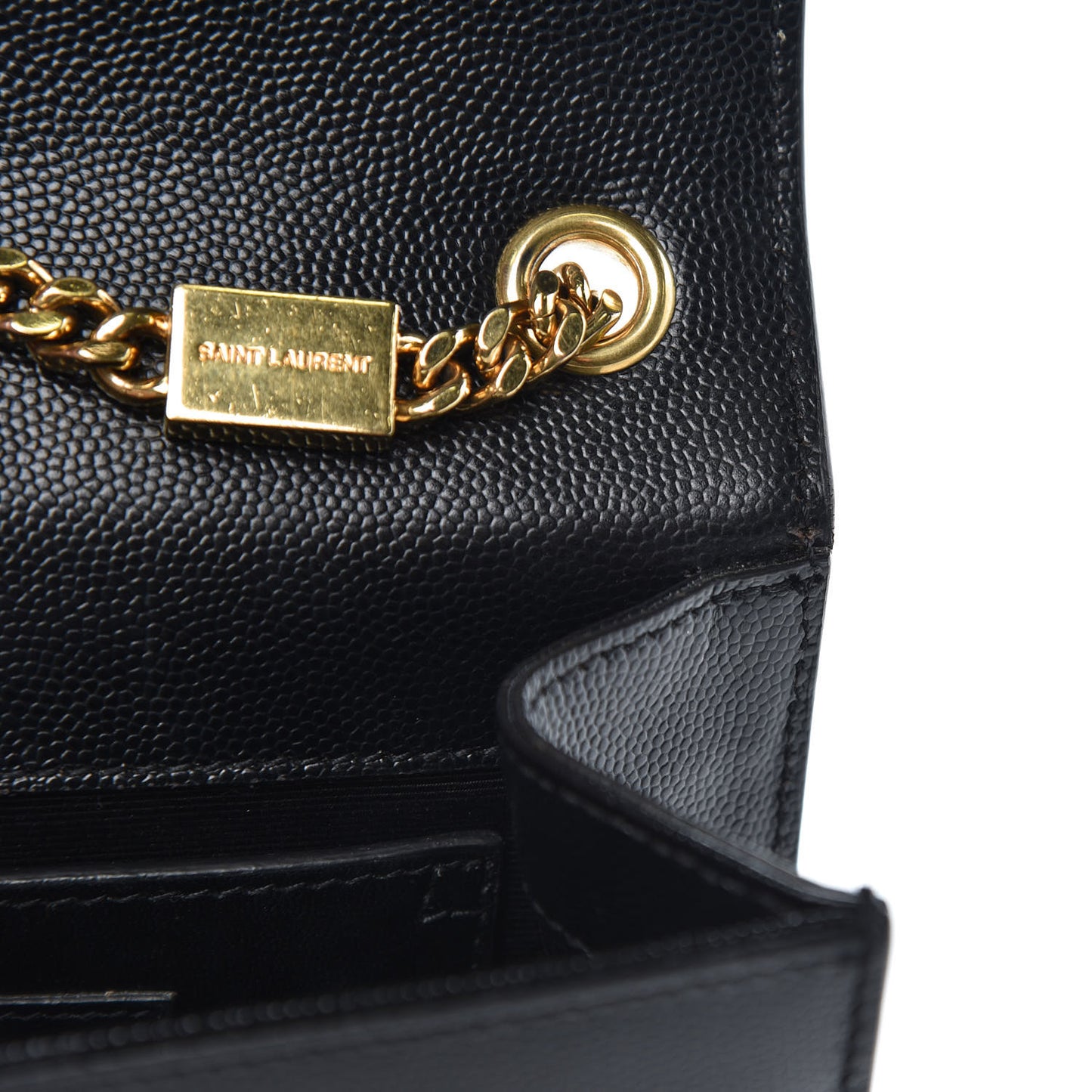 Grain De Poudre Small Monogram Kate Satchel Black