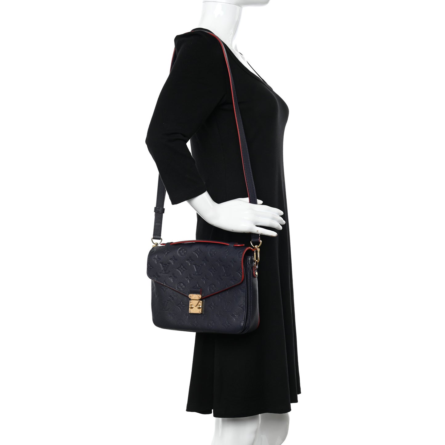 Empreinte Pochette Metis Marine Rouge