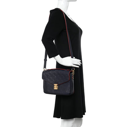 Louis Vuitton Empreinte Pochette Metis Marine Rouge 2 of 12