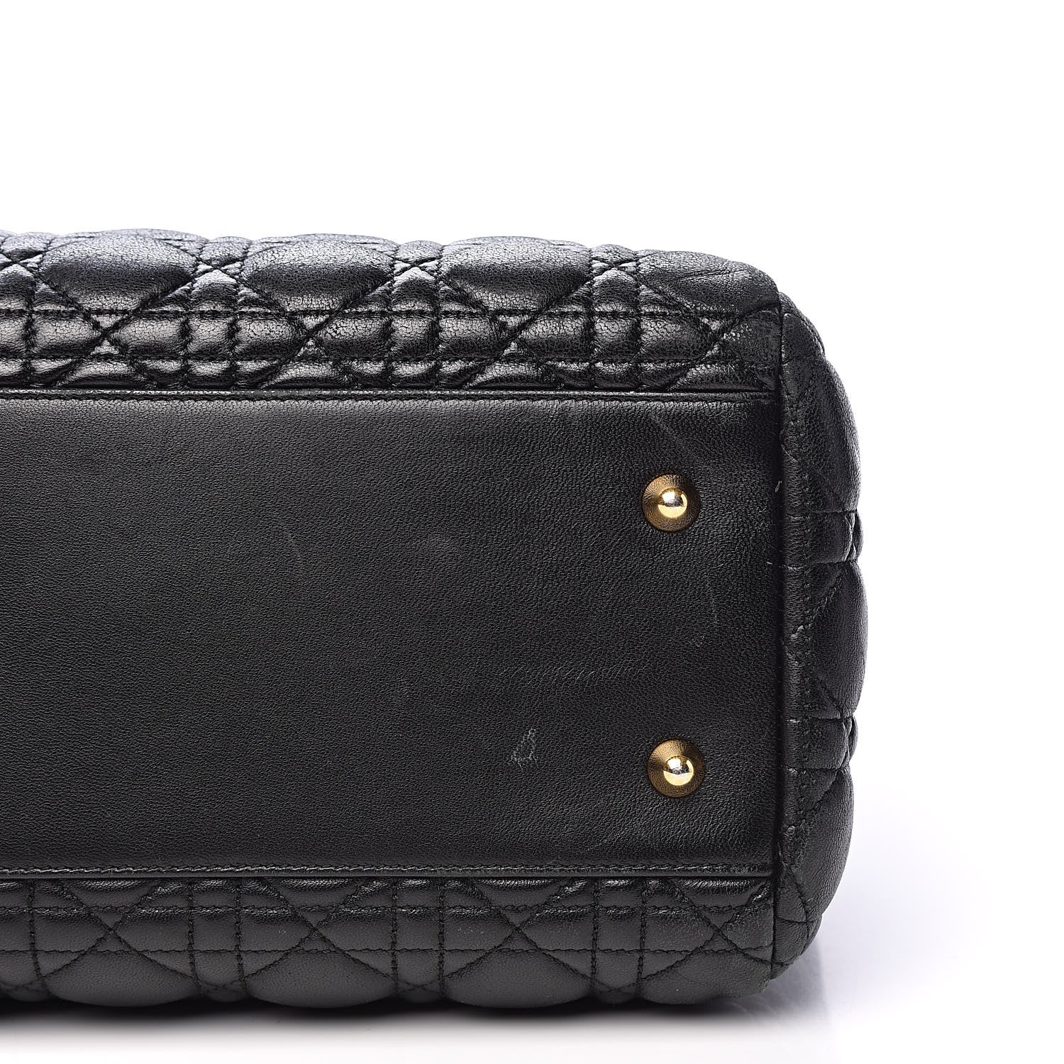 Christian Dior Lambskin Cannage Large Dior Soft Shopping Tote Black 14 of 15