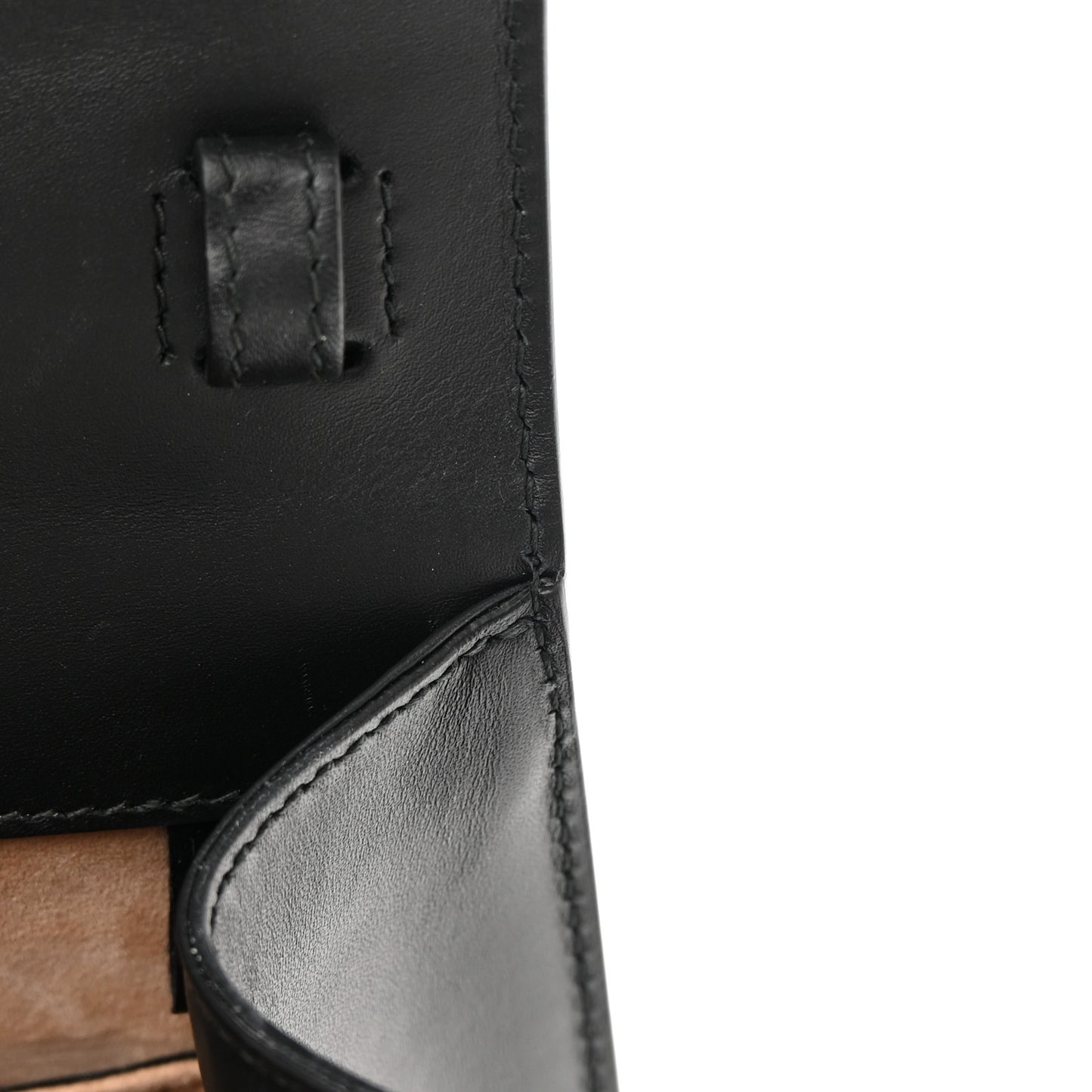 Calfskin Mini Sylvie Top Handle Bag Black