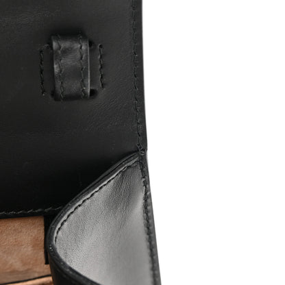 Gucci Calfskin Mini Sylvie Top Handle Bag Black 13 of 17
