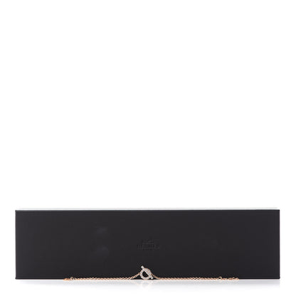 Hermes 18K Rose Gold Diamond Finesse Bracelet SH 5 of 5