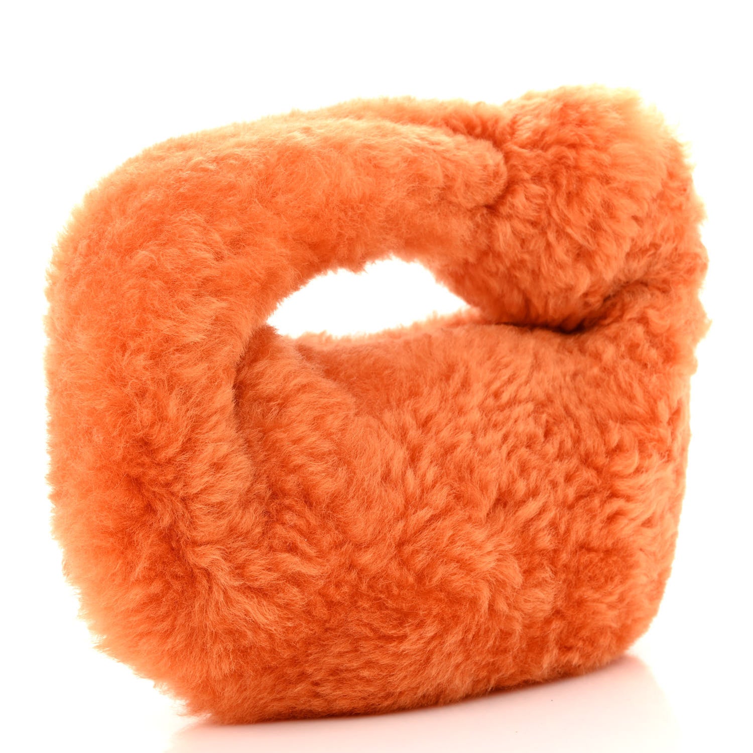 Bottega Veneta Shearling Mini Jodie Light Orange 3 of 10