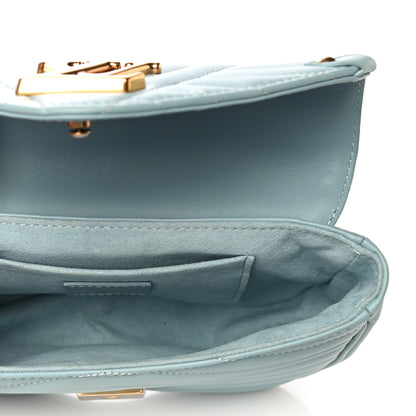 Louis Vuitton Calfskin New Wave Chain PM Porcelain Blue 5 of 9