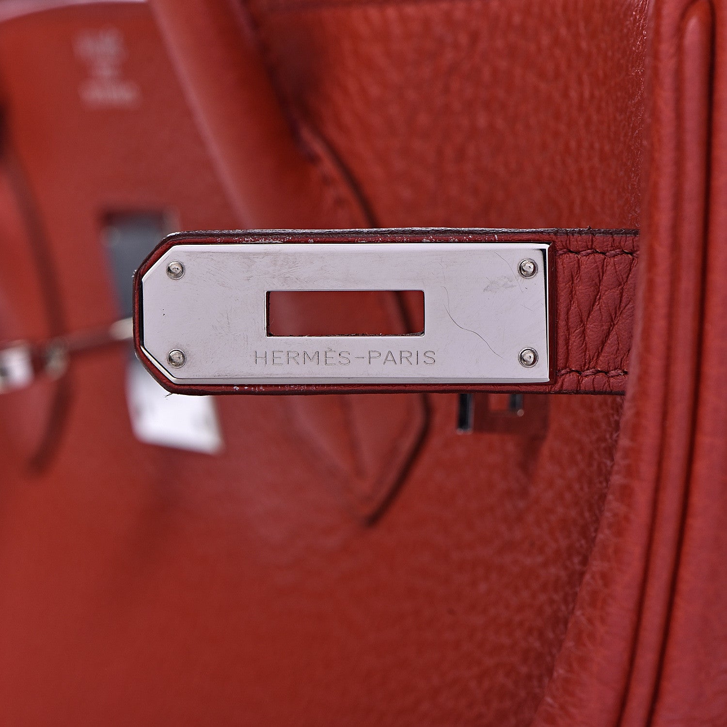 Hermes Taurillon Clemence Birkin 35 Rouge Venetian 26 of 46