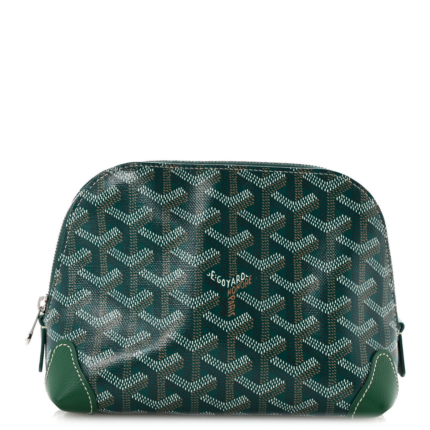 Goyardine Vendome Toiletry Pouch Green