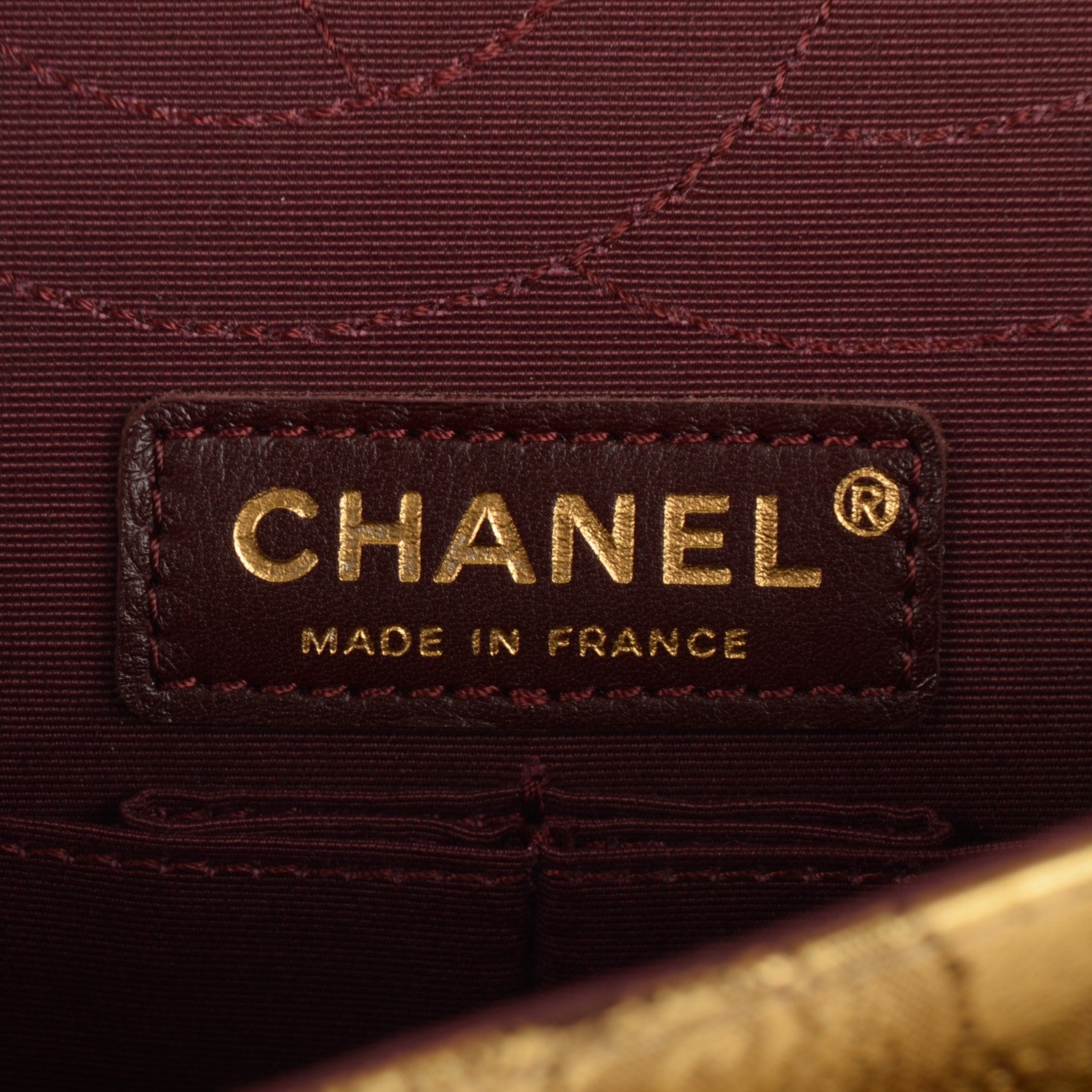 Chanel Buffalo Hand Painted Lace 2.55 Reissue 225 Flap Gold 7 of 9