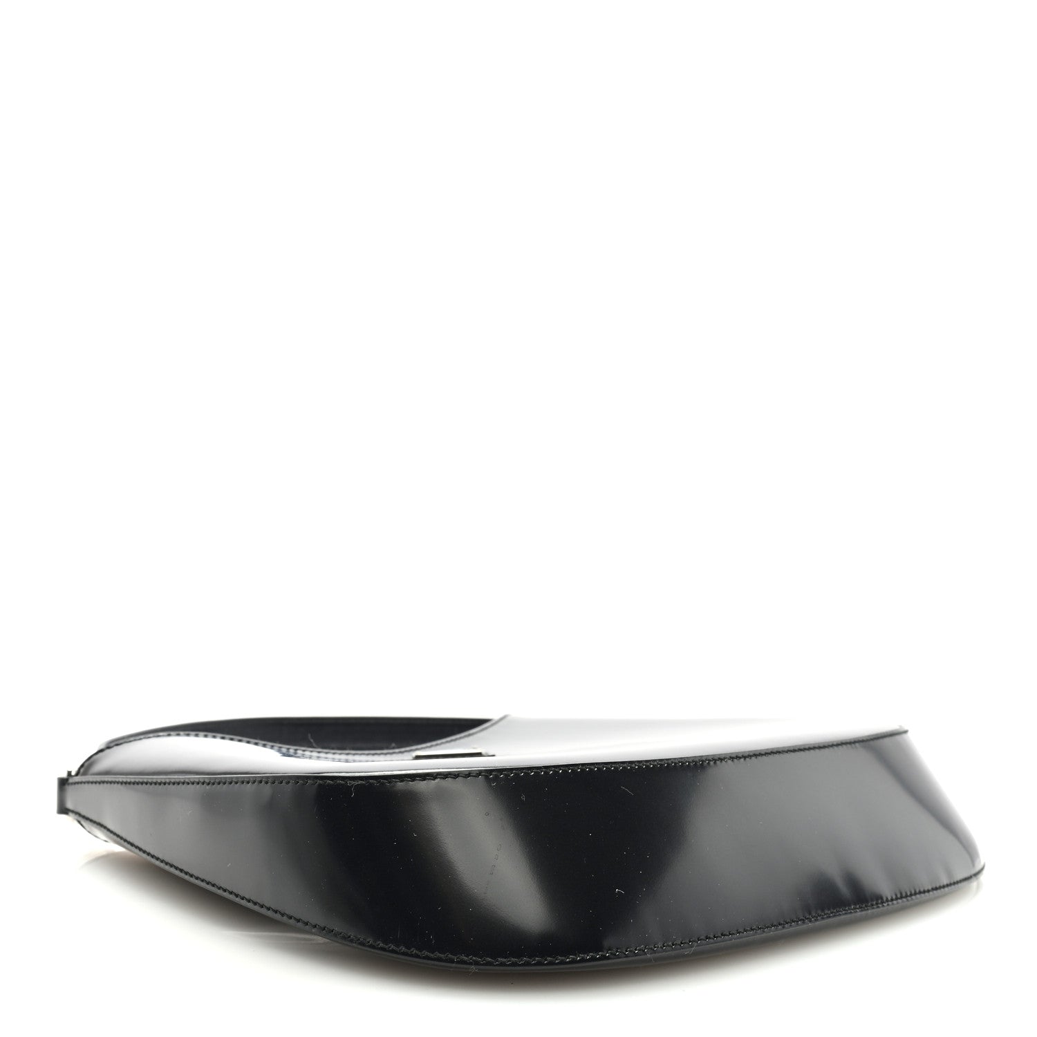 Prada Spazzolato Cleo Shoulder Bag Black 4 of 9