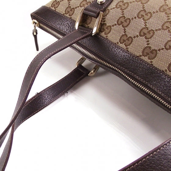 Gucci Monogram Medium Abbey Tote Brown 7 of 14