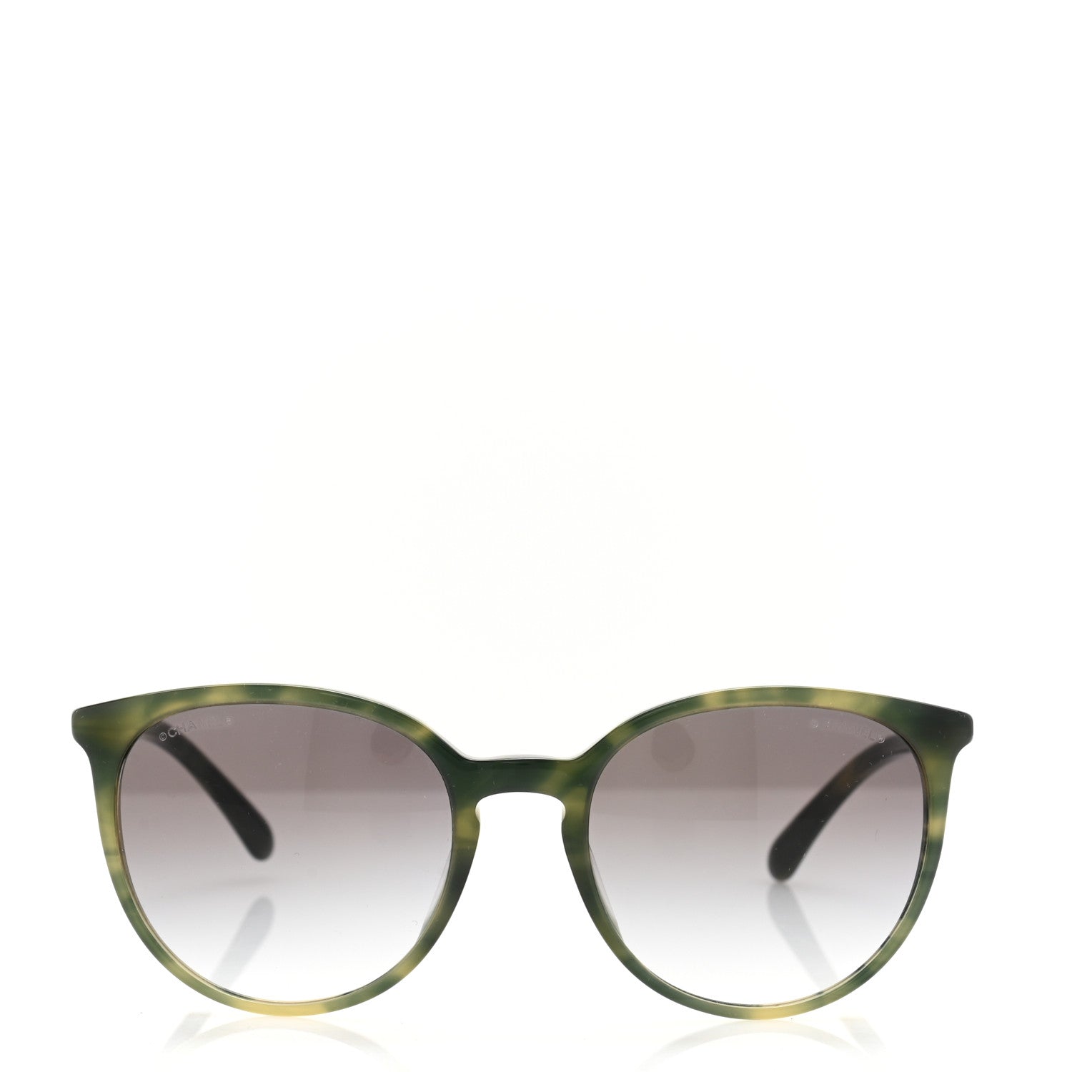 Chanel Acetate Butterfly Pearl Sunglasses 5394-H-A Green 2 of 8