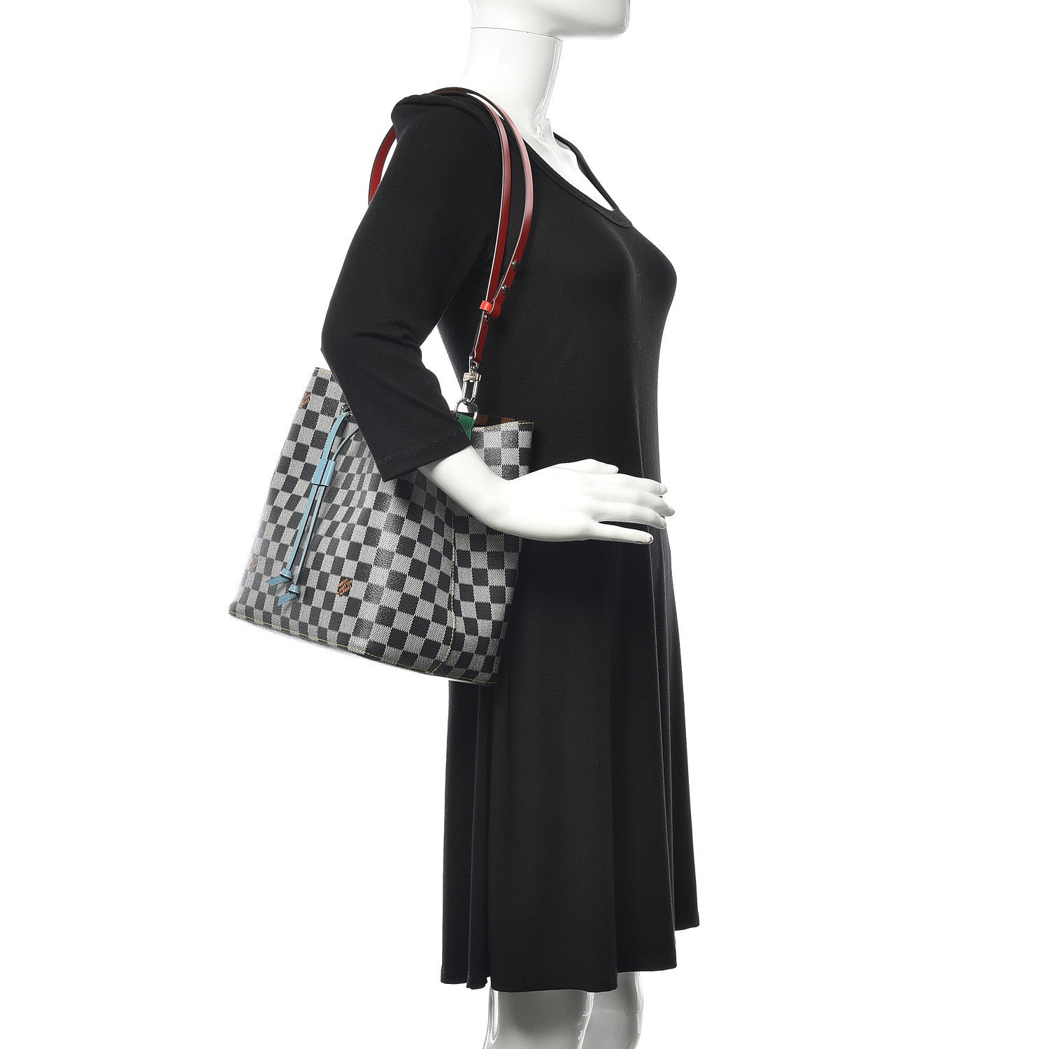 Louis Vuitton Damier Neonoe Black White 2 of 10