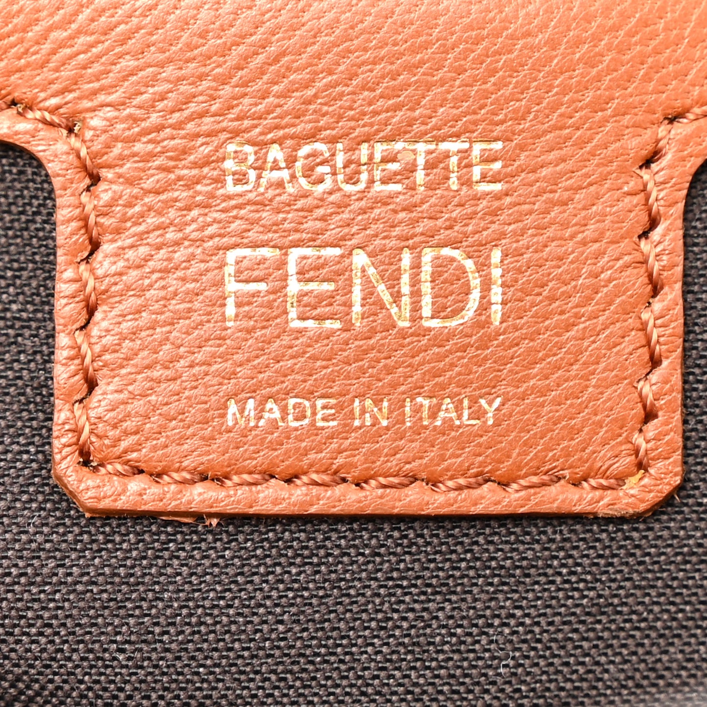 Nappa FF 1974 Embossed Baguette Coloniale