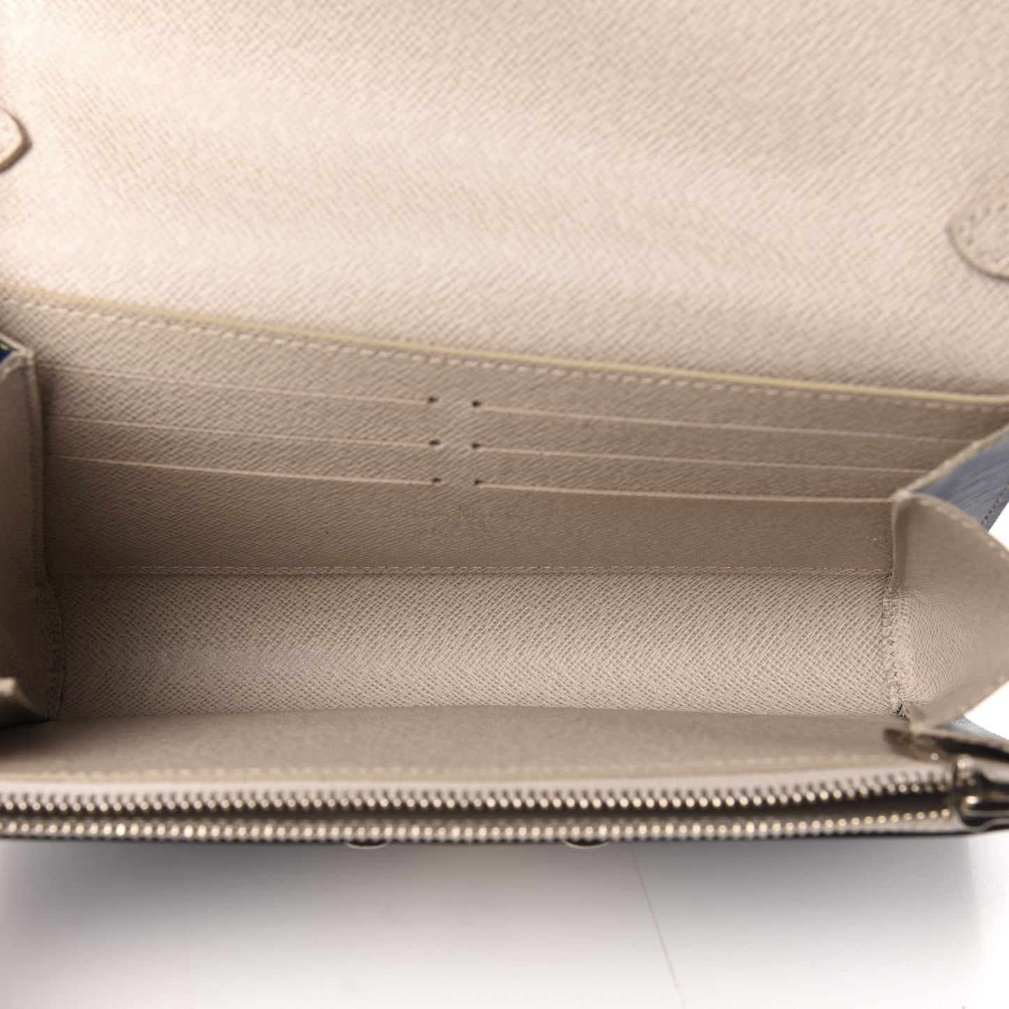 Epi Twist Chain Wallet Denim Light