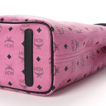 MCM Visetos Medium Liz Reversible Shopper Tote Pink 7 of 15
