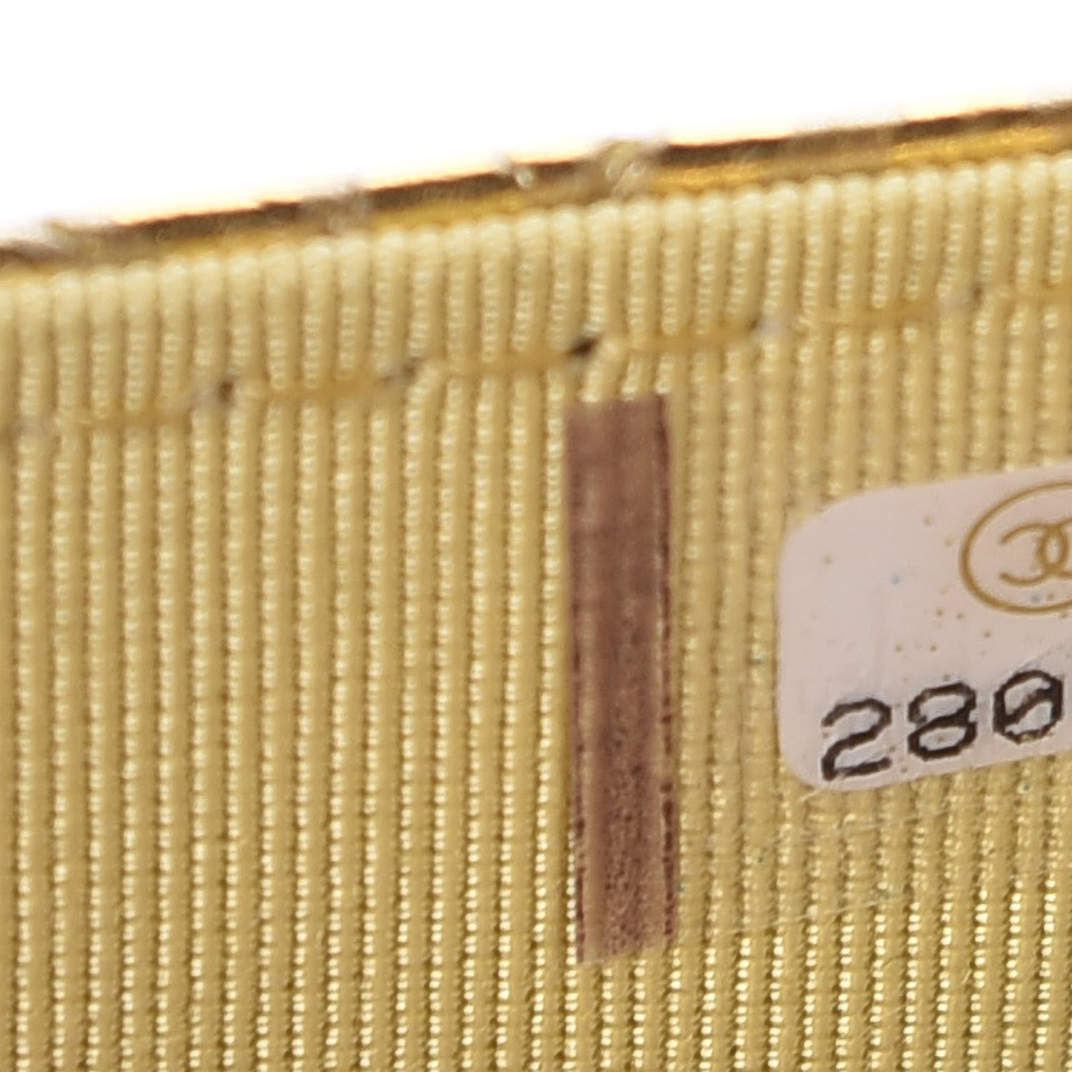 Chanel Metallic Calfskin Crocodile Embossed Cocodile Wallet On Chain WOC Gold 8 of 9