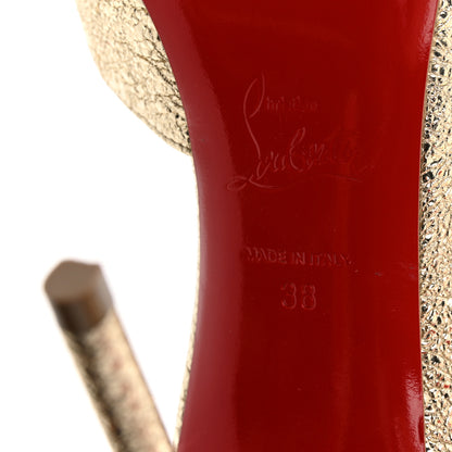 Christian Louboutin Specchio Vintage Jumping 100 Pumps 38 Platine 8 of 10