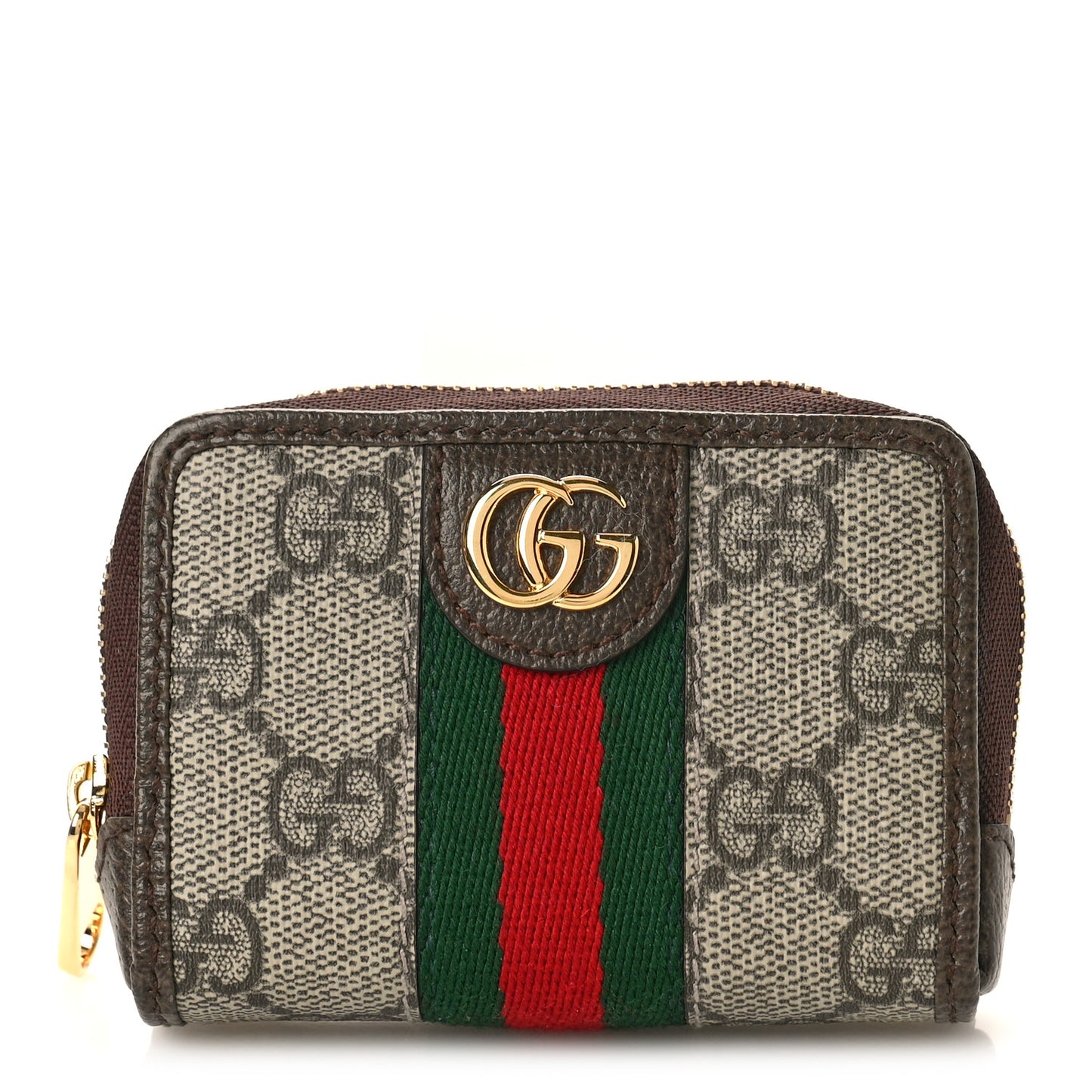 GG Supreme Monogram Web Ophidia Playing Card Case Beige New Acero