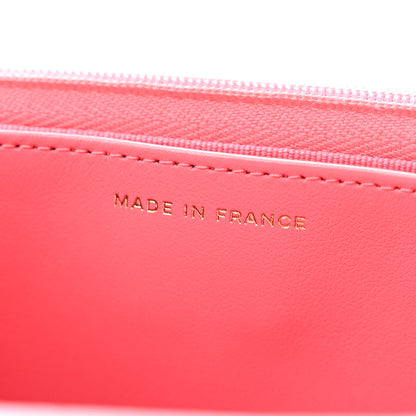Chanel Caviar Quilted Wallet On Chain WOC Dark Pink 7 of 11