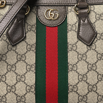 Gucci GG Supreme Monogram Small Ophidia Tote Bag Brown 8 of 14