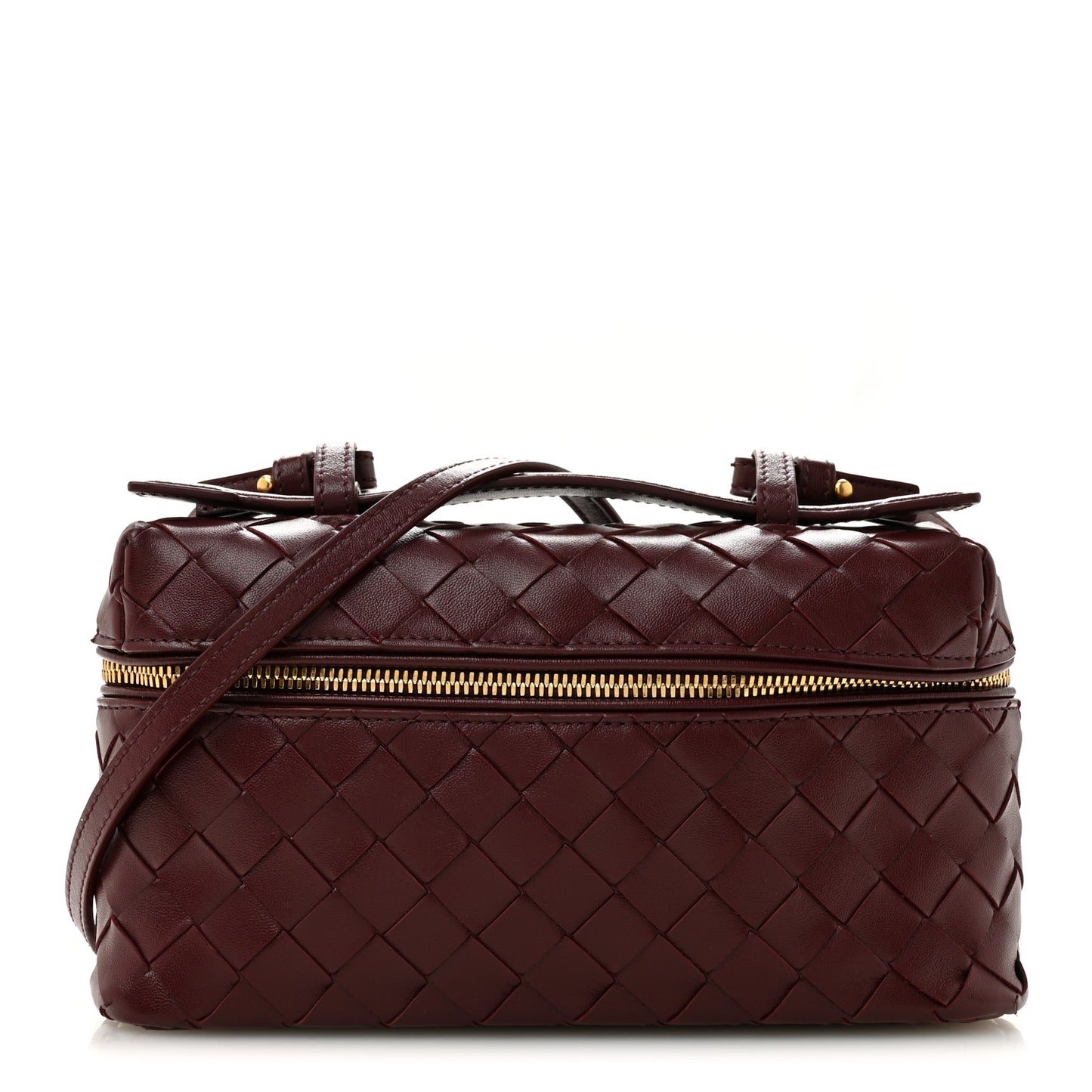 Nappa Intrecciato Bang Bang Vanity Case Barolo