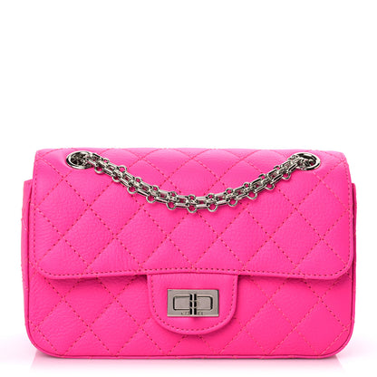 Chanel Goatskin Quilted 2.55 Reissue Mini Flap Fluorescent Pink 1 of 10
