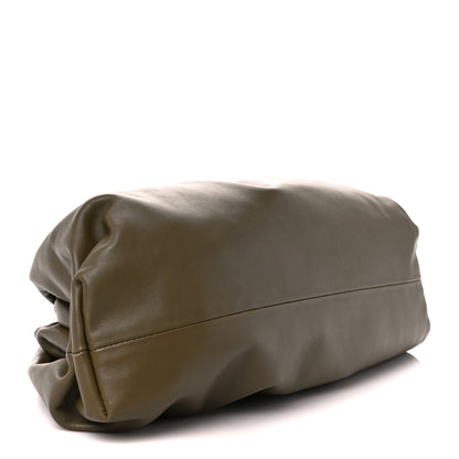 Bottega Veneta Smooth Butter Calf The Pouch Oversized Clutch Mud 4 of 11