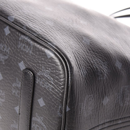 MCM Visetos Large Liz Reversible Shopper Tote Black 18 of 22