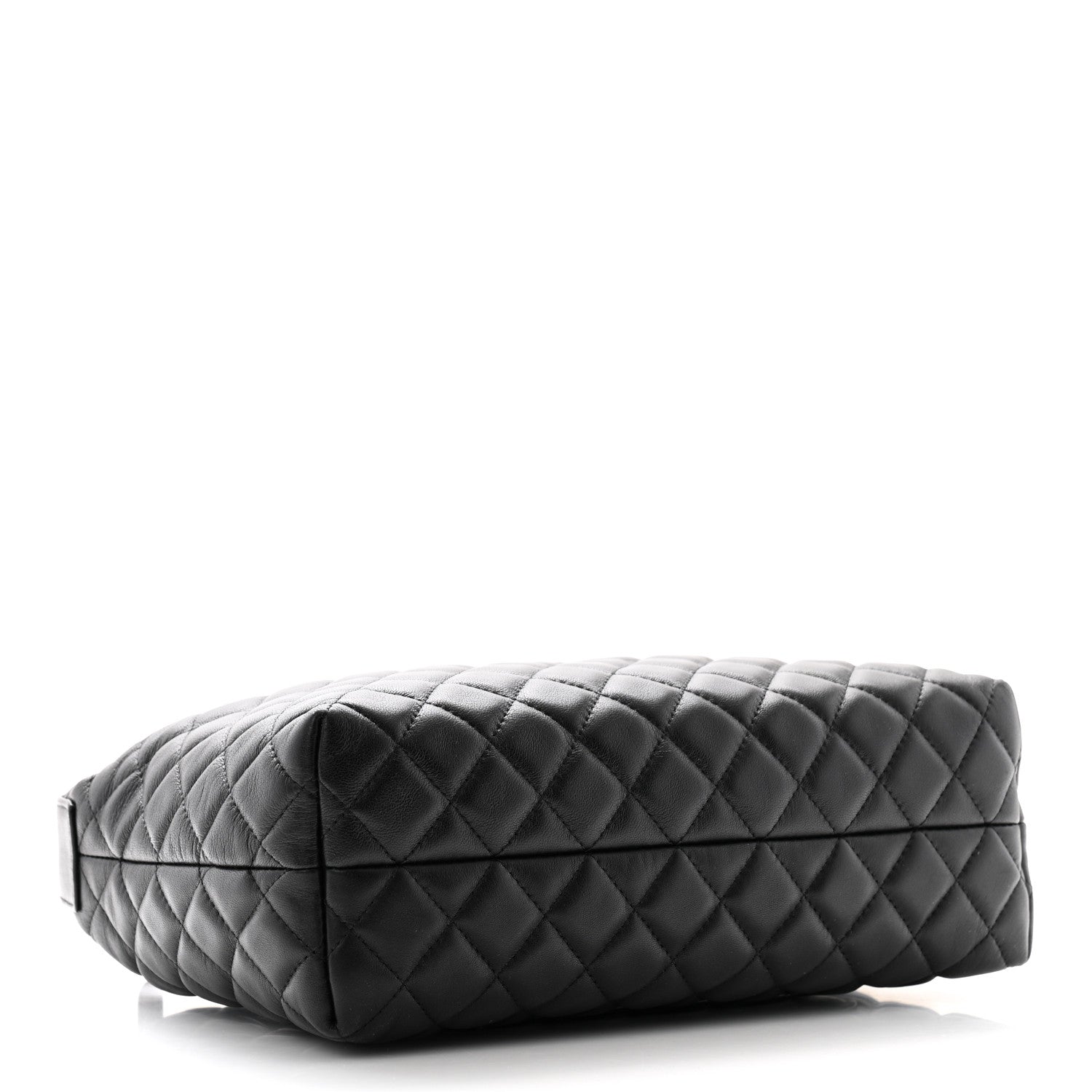 Chanel Lambskin Quilted Hobo Black 4 of 9