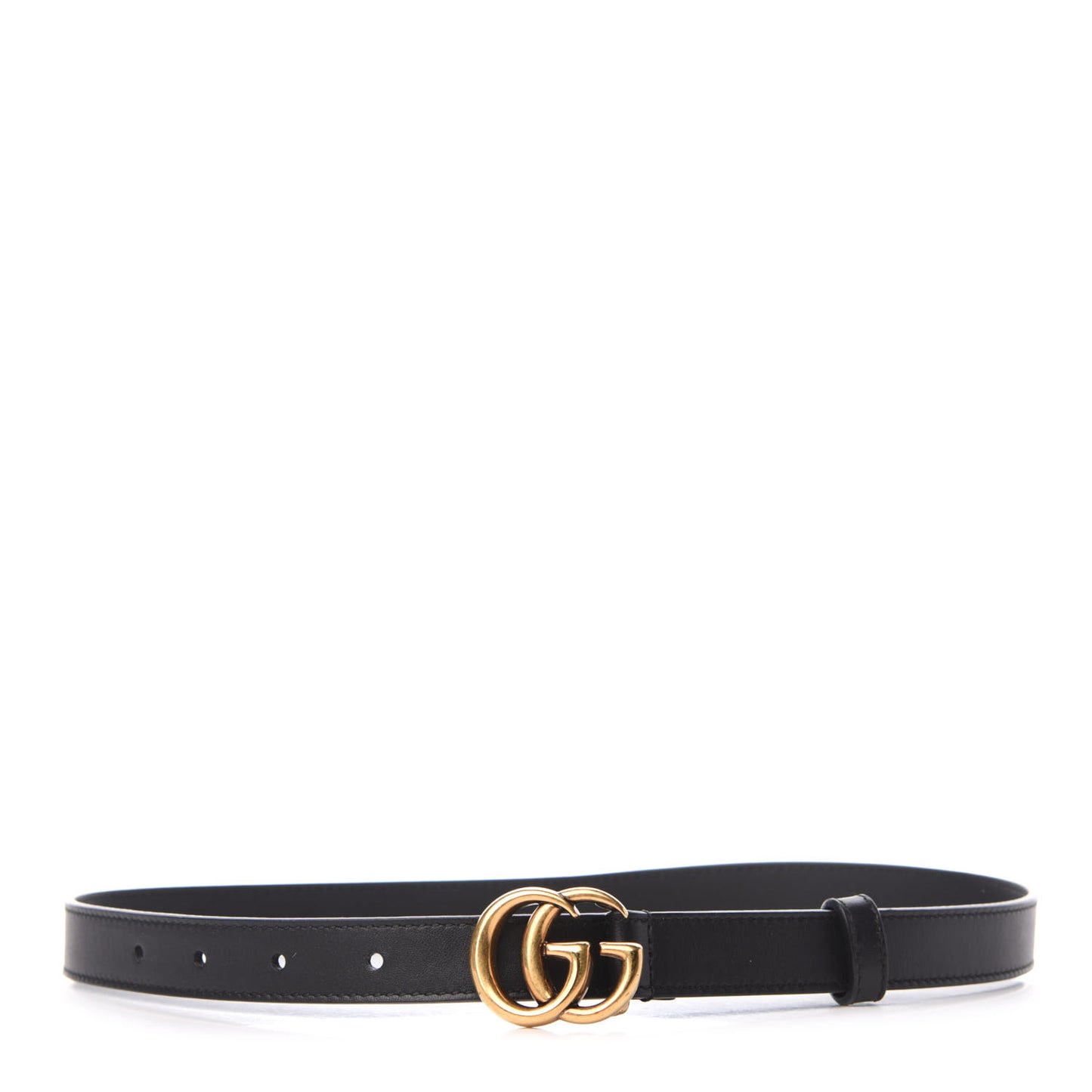 Calfskin Double G 20mm Belt 65 26 Black