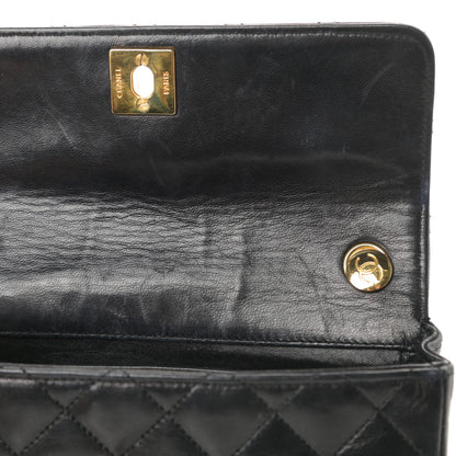 Chanel Lambskin Quilted Mini Rectangular Flap Black 15 of 17