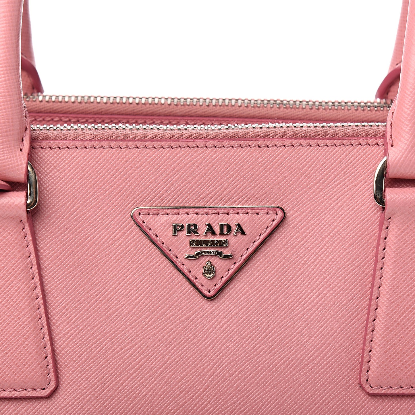 Saffiano Small Galleria Double Zip Tote Petalo