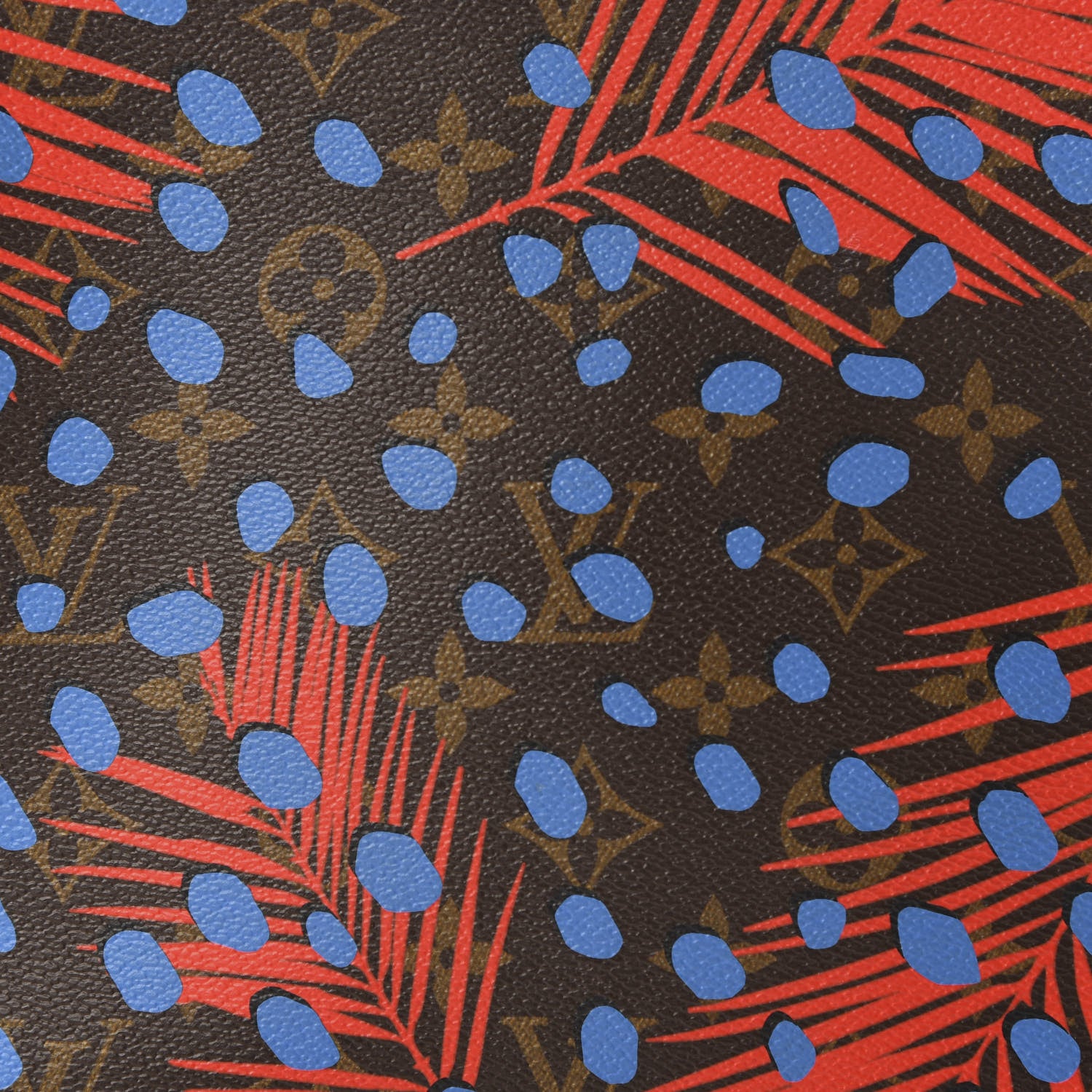 Louis Vuitton Monogram Jungle Dots Toiletry Pouch 26 Coquelicot Denim 8 of 9