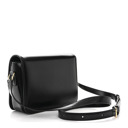 Celine Shiny Calfskin Teen Triomphe Black 3 of 10