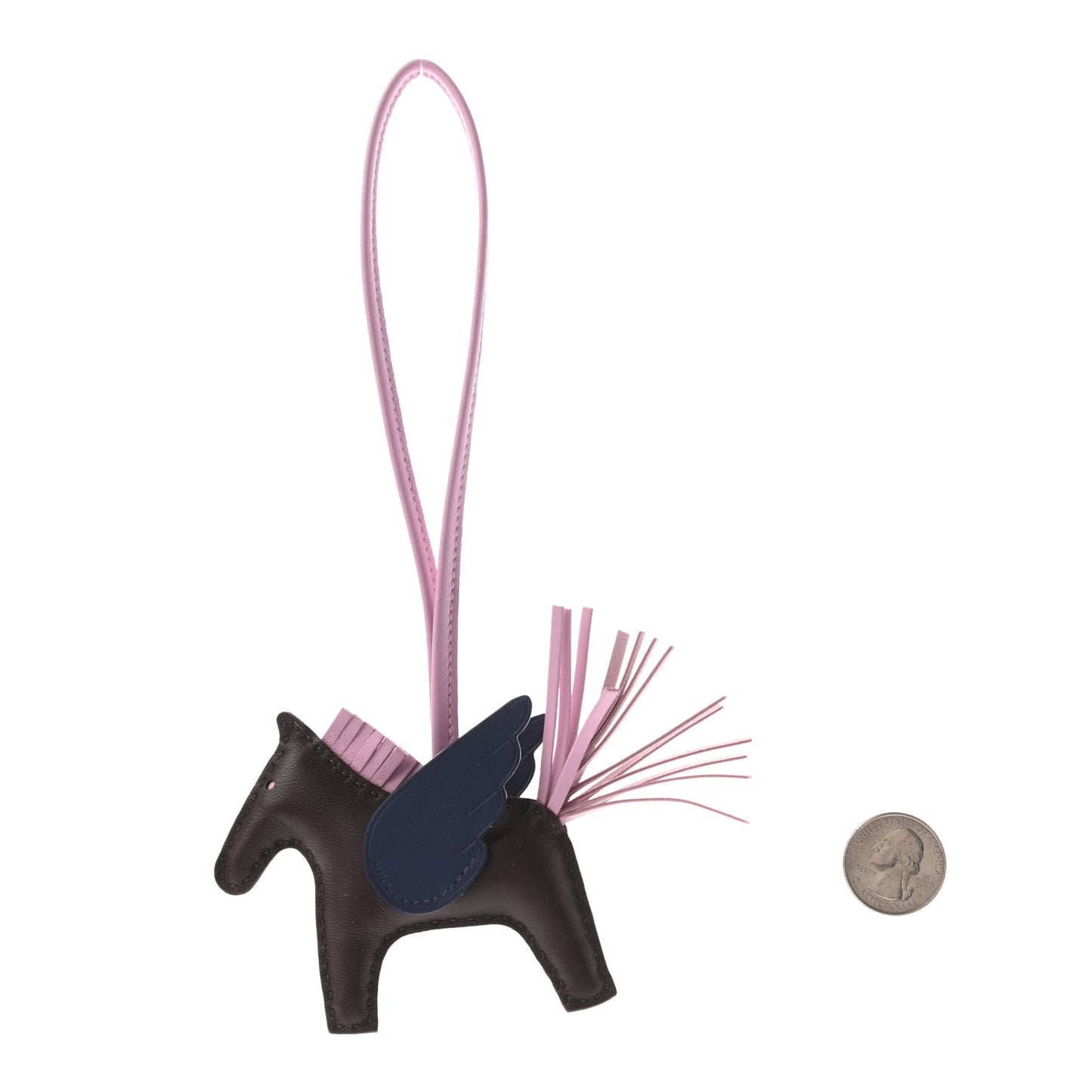 Milo Lambskin Grigri Rodeo Pegase Horse Bag Charm PM Rouge Sellier Mauve Sylvestre Bleu Saphir